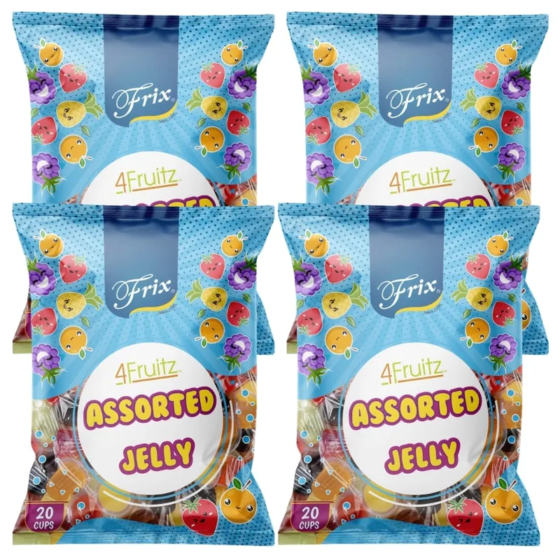 Frix 4Fruitz Assorted Jelly Cups